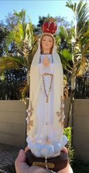 Nossa Senhora Aparecida – Peça Artesanal em Gesso Branca